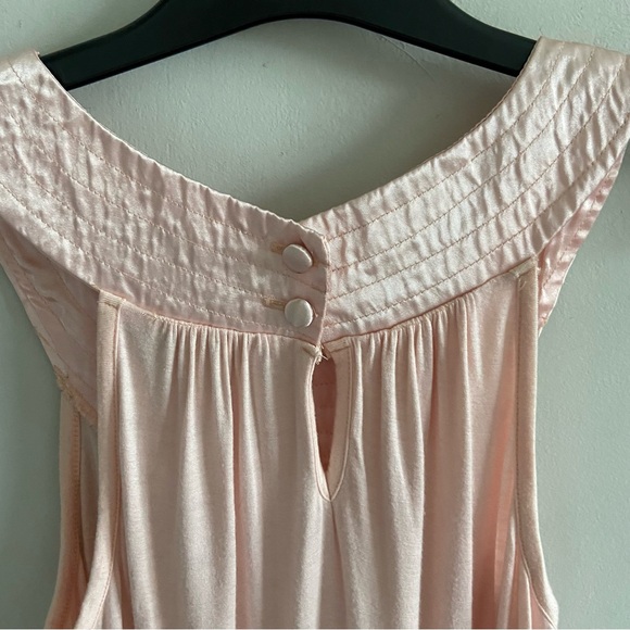 Charlotte Russe Light Pink Grecian Collar Blouse | Small - Picture 9 of 9